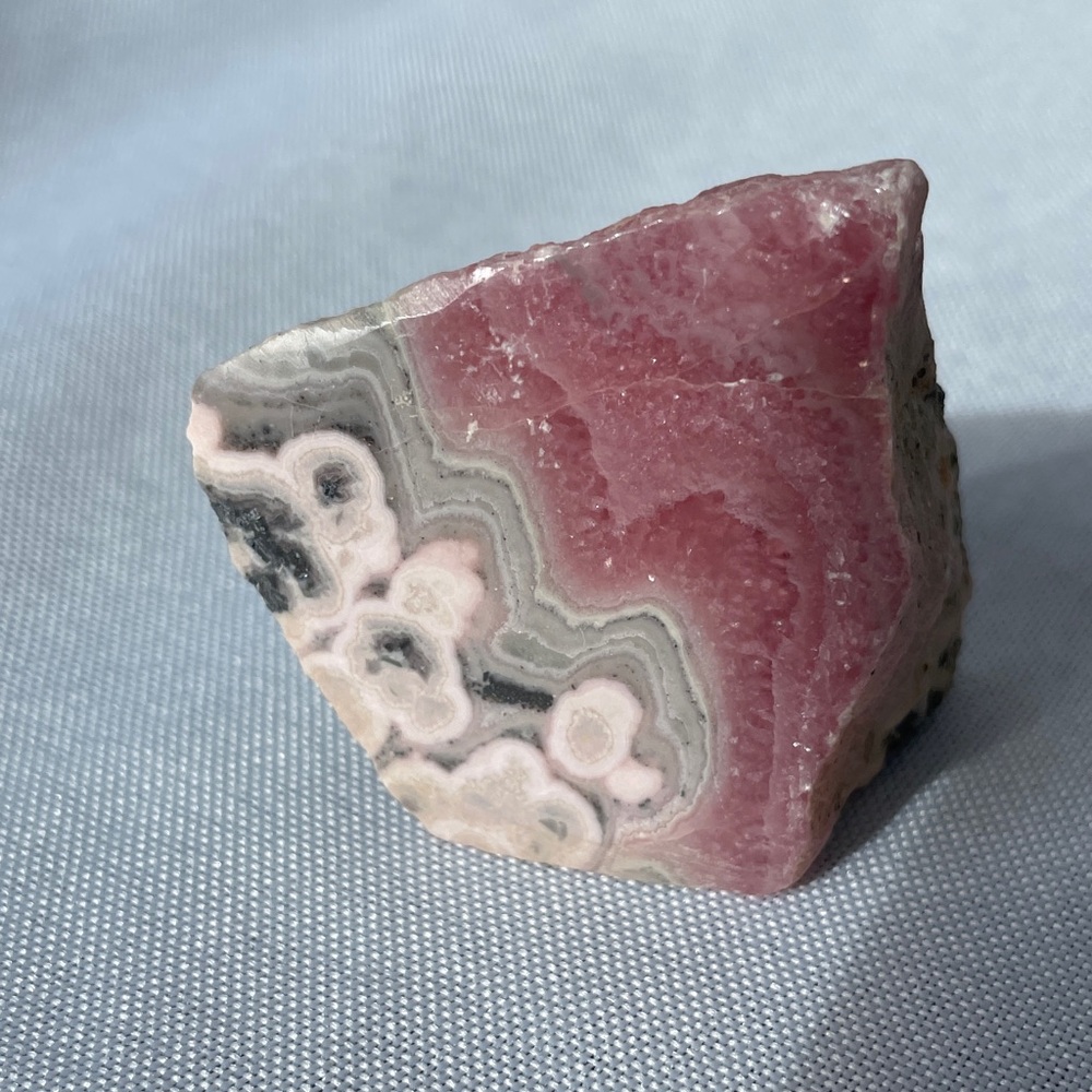 Rhodochrosite Front Polished Freeform